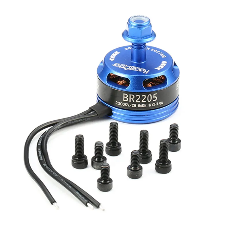 Горячая новинка Racerstar Racing Edition 2205 BR2205 2300KV 2 4S бесщеточный мотор CW/CCW темно синий для