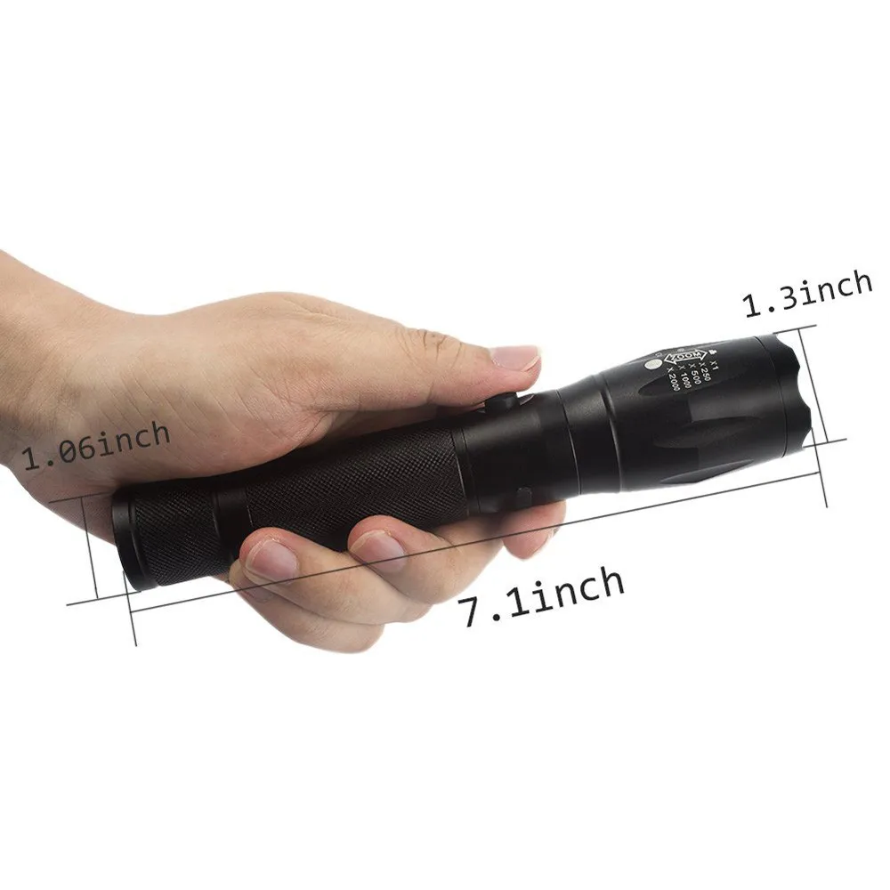 Новое высокое качество G700 фонарик 5000lm яркий X800 тактический светодиодный дизайн в