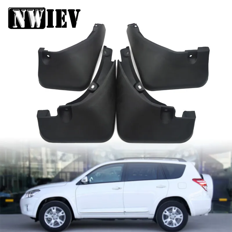 NWIEV Автомобиль Стайлинг передние и задние брызговики для Toyota RAV4 2006 2012 Facelift модели