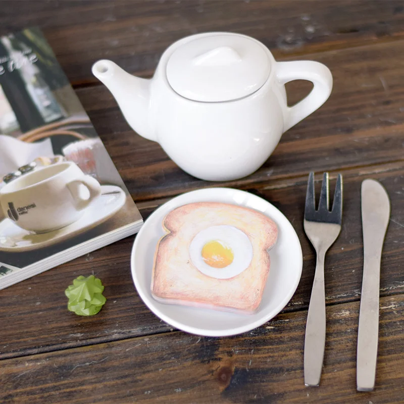 Записная книжка из серии еды 4 шт./лот 30 листов записная лапша пельмени печенье