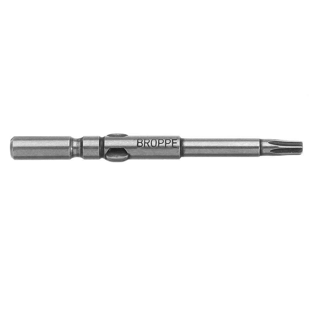 BROPPE 7 шт. 801 T6-T20 отвертка Torx Набор бит 5 мм круглый хвостовик электрическая отвертка Биты S2 легированная сталь ручные инструменты