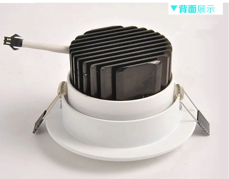 Бесплатная доставка 1 шт. утопленный светодиодный потолочный светильник с cob