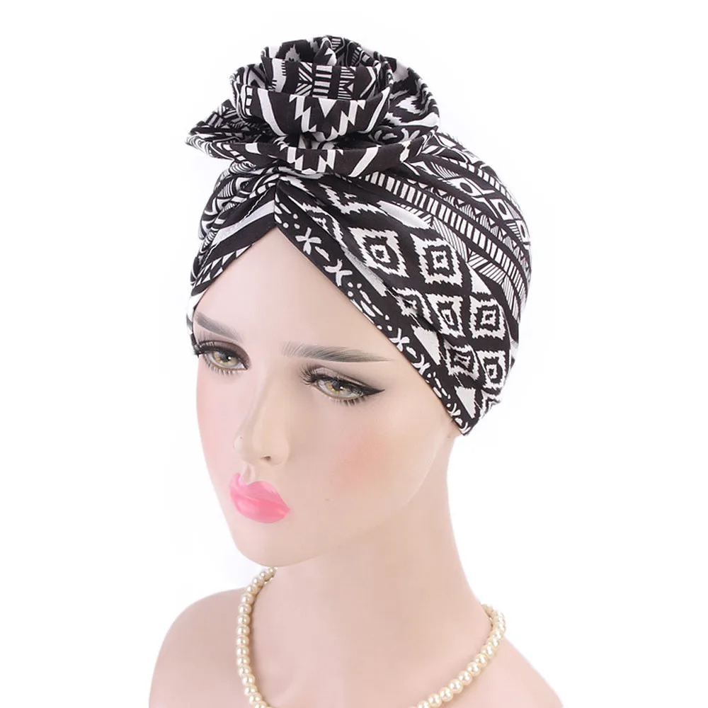Женская мусульманская шапка тюрбан в стиле ретро 2019|Женские Skullies и шапочки| |