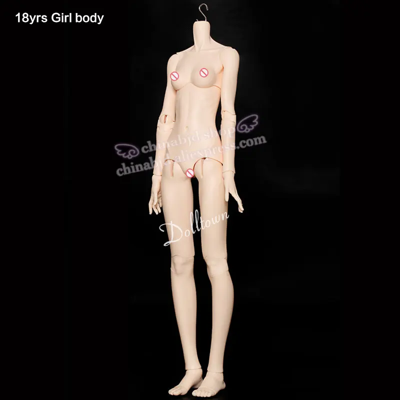 Dolltown 18yrs девушка тело только для 1/3 BJD SD Кукла Смола материал игрушки девушки Britbday подарок мода магазин запчасти