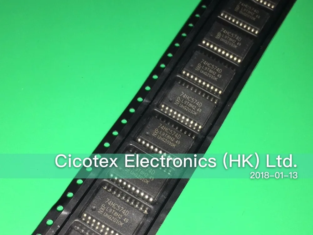 10 шт./лот 74HC574D SOP20 7 2 мм IC D-TYPE POS TRG SNGL 20soic 74HC574 | Обустройство дома