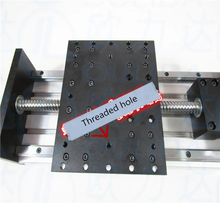 

GX155*150 Ballscrew 1605 1610 100mm Travel Linear Guide without Stepper Motor CNC Stage Linear Motion Moulde Linear
