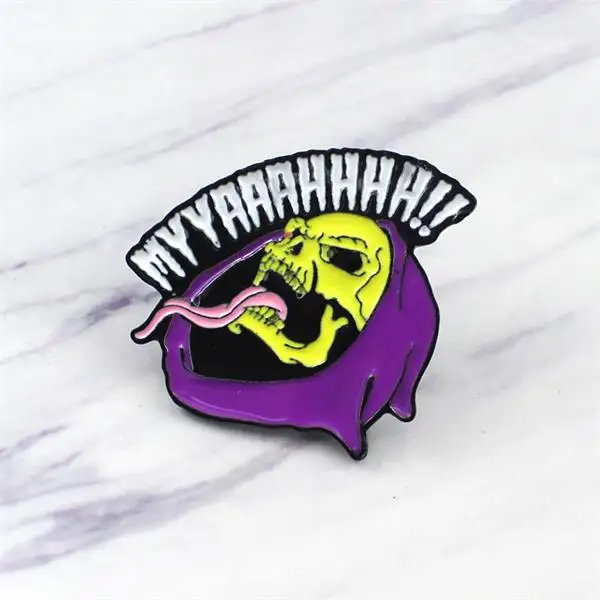 Новинка призрачная кричащая брошь MYYAAAHHHH! Ужасная визжащая с длинным языком