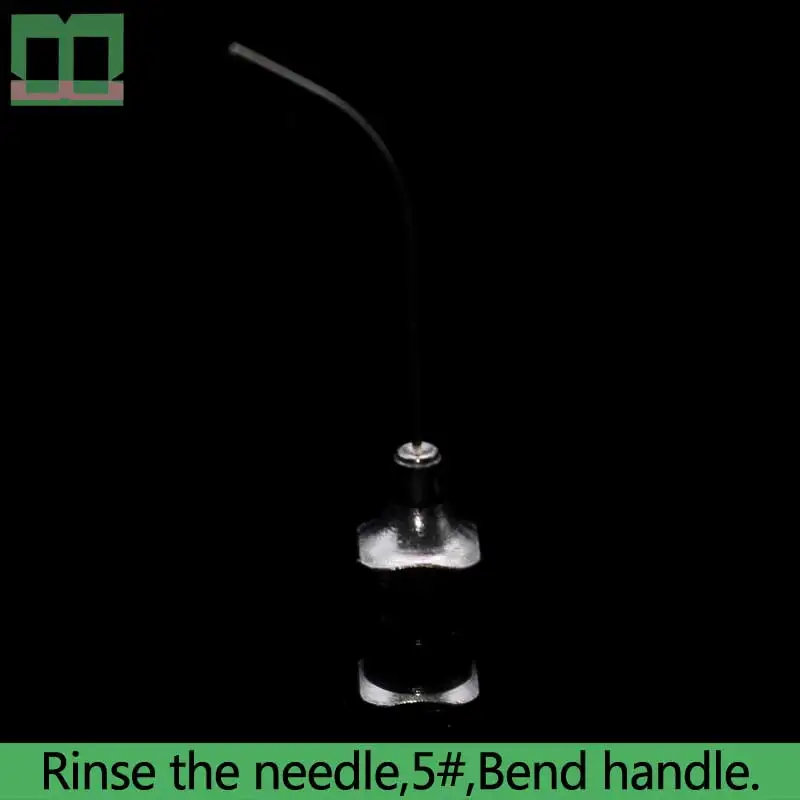 Rinse the needle stainless steel 5# 6# Ophthalmic surgical instrument surgical instrument straight handle bend handle - Цвет: 5