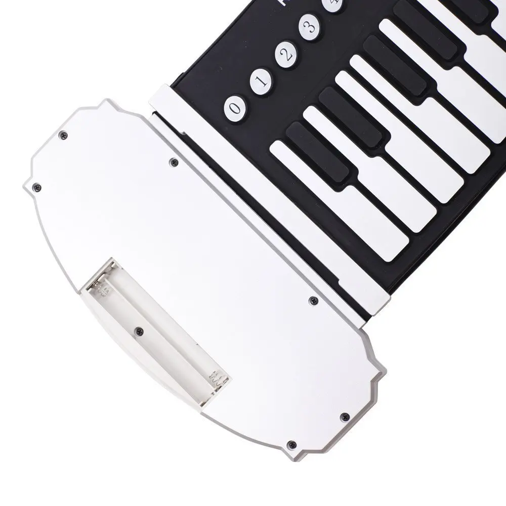 Портативное Силиконовое гибкое складное фортепиано с 61 клавишами|61 key|keyboard pianopiano