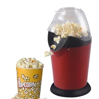 mini electric diy 1200w household healthy hot air oil free corn popcorn maker machine corn popper for home kitchen children gift