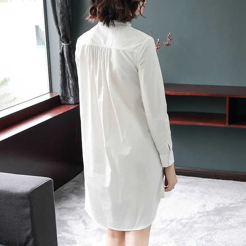 Readit пэчворк из хлопка платье осень 2017 г. Однотонная одежда с длинным рукавом и