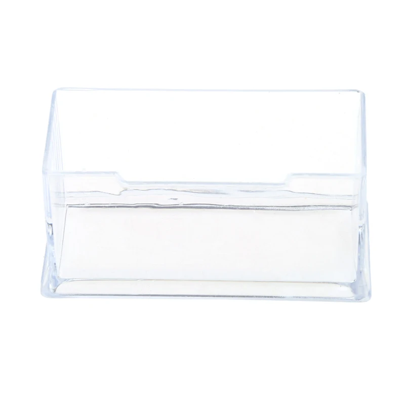 

Clear Business Card Holder Acrylic Plastic Display Stand Rack Desktop Office