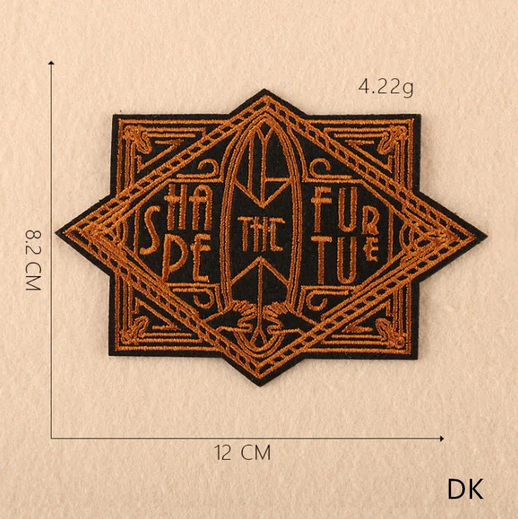 Бесплатная доставка 10 шт. популярные нашивки с вышивкой для пришивания утюгом