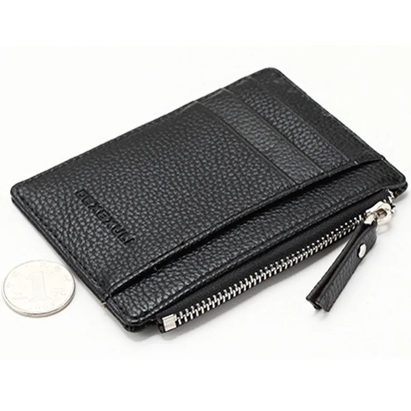 Новый модный мини кошелек унисекс с карманом для монет деловой мужской