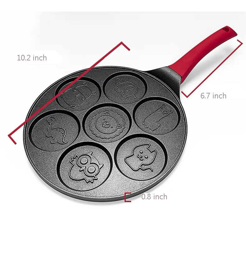 Сковорода с семью отверстиями стандартная сковорода несколькими антипригарная