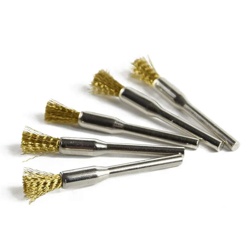 10 шт./компл. латунная щетка зеркальная шлифовальная машина вращающийся