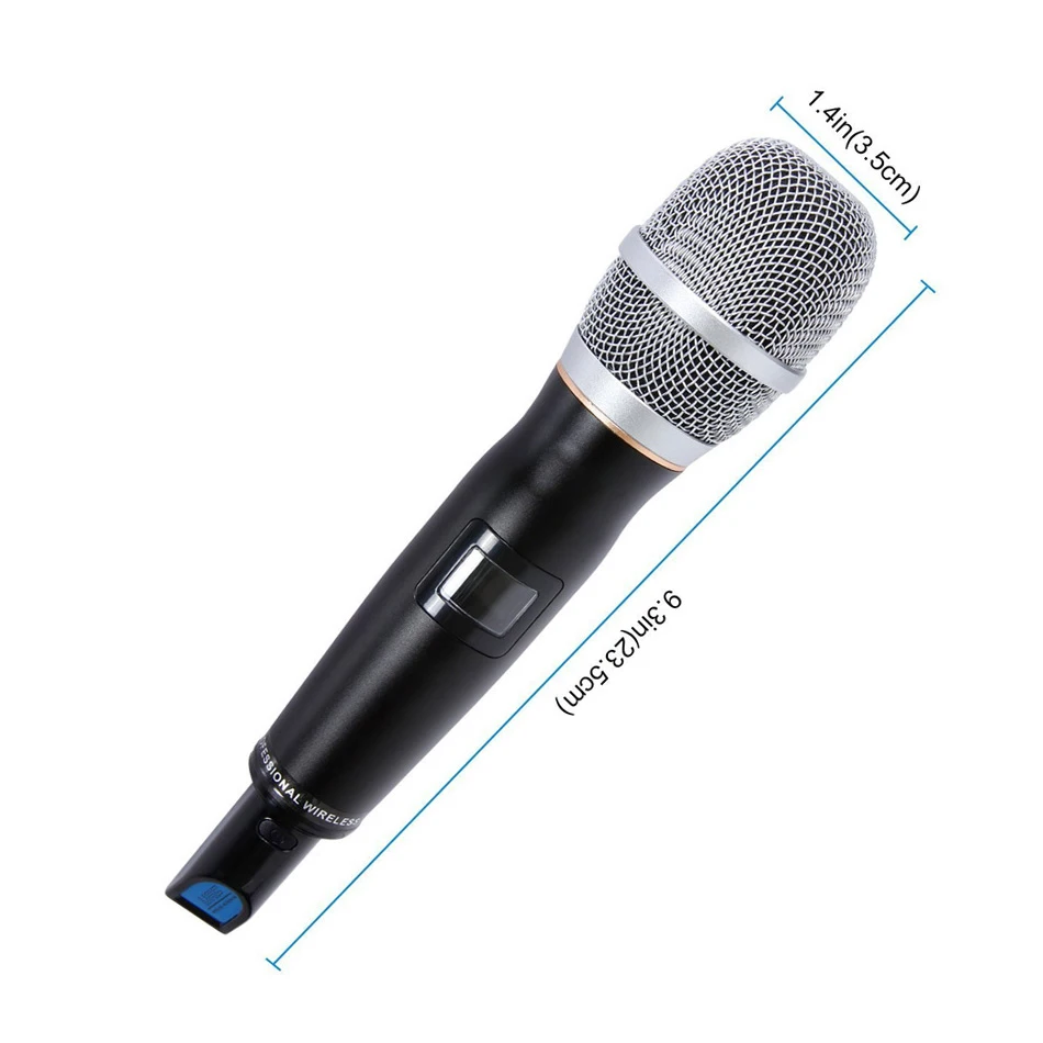 Kexu Pro UHF беспроводной микрофон Ручной вокальный с приемником аудио кабель USB