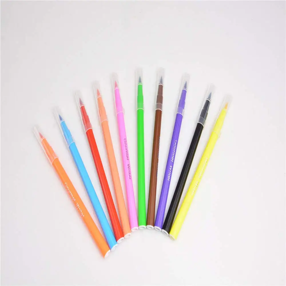 Окрашивающие маркеры для еды изысканные писатели декоративные ручки торта