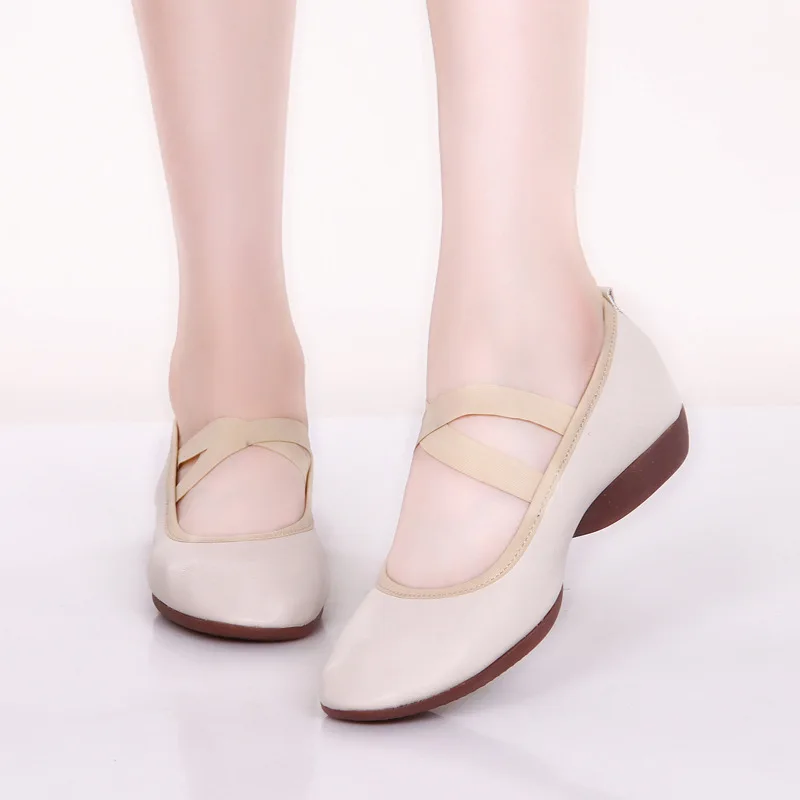 Спортивная обувь для йоги кроссовки танцевальная Ssquare женская с мягкой подошвой