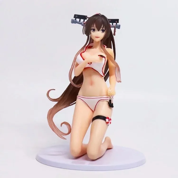 17 см Japaense Сексуальная Аниме Фигурка kantai Коллекция Yamato на коленях ver фигурка