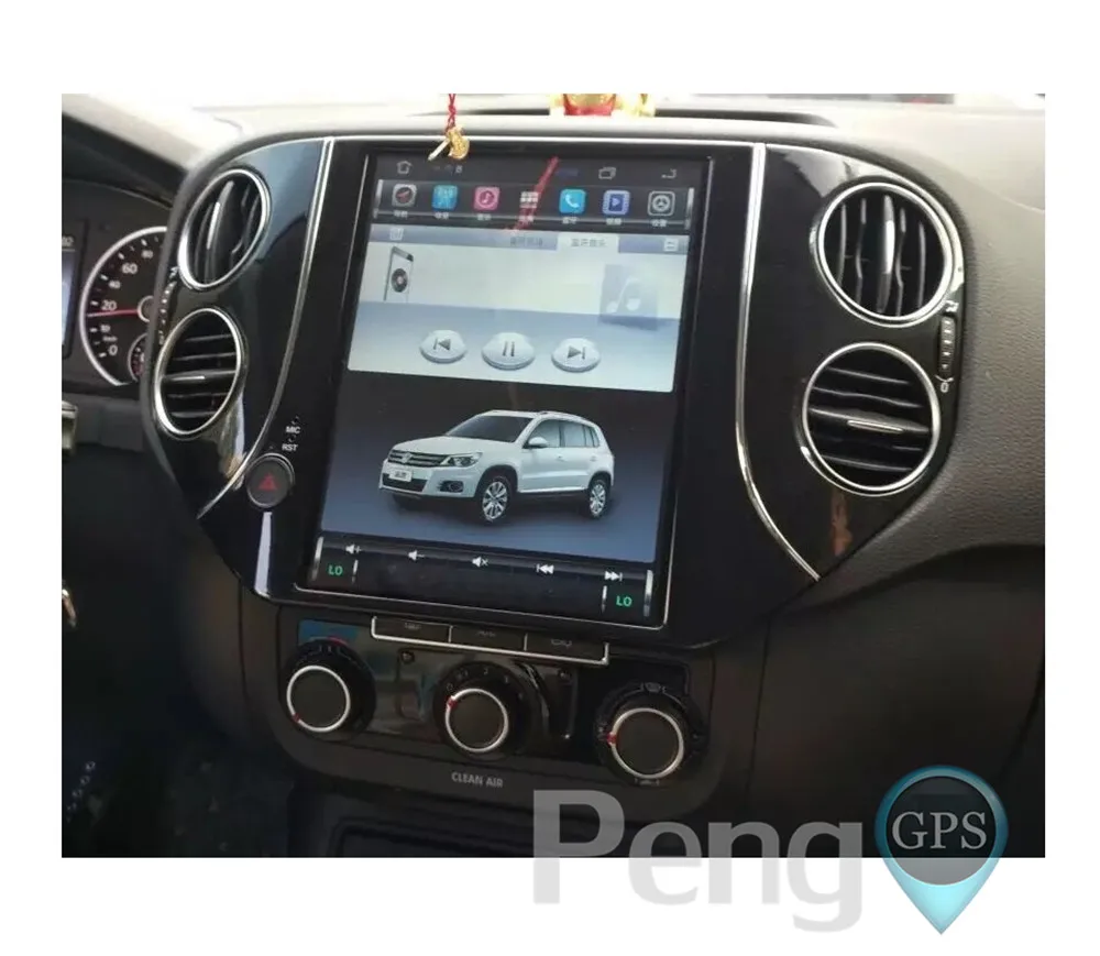 10,4 дюймов Tesla стиль 64G Android автомобильный gps навигатор для V W Tiguan для Volkswagen 2010- dvd-плеер wifi ips экран блок