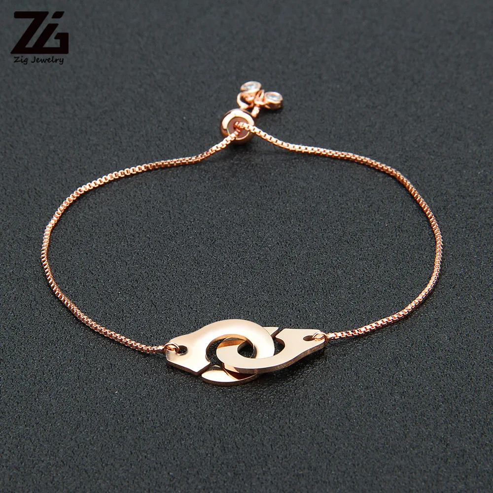 Модный Оригинальный браслет ZG из нержавеющей стали браслеты для влюбленных с