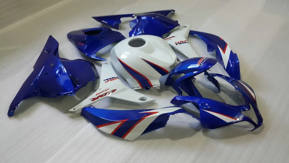 Комплект обтекателей под давлением для CBR600RR 09 10 CBR600 F5 2009 2010 новый белый синий