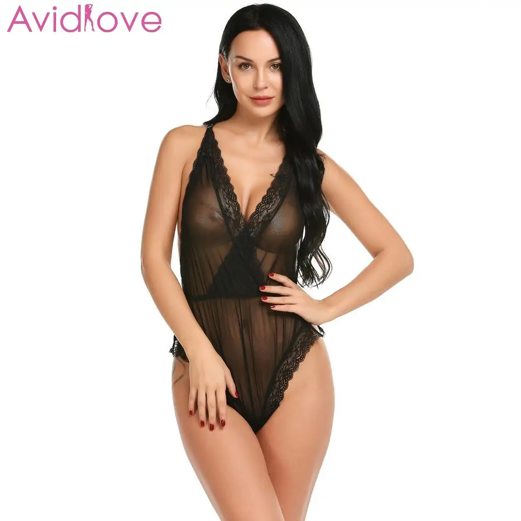 Avidlove сексуальное женское белье эротическое боди цельное Кружевное нижнее lenceria