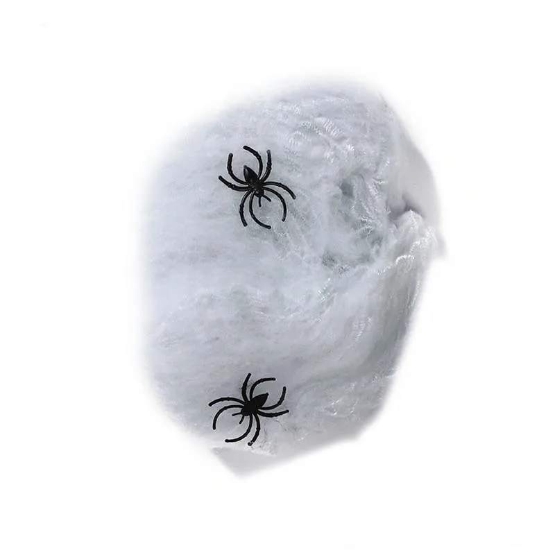 

8-Season Halloween Decorative Spider Mesh Halloween Party Scary Party Scene Props Stretchy Spider Web Horror For Bar House