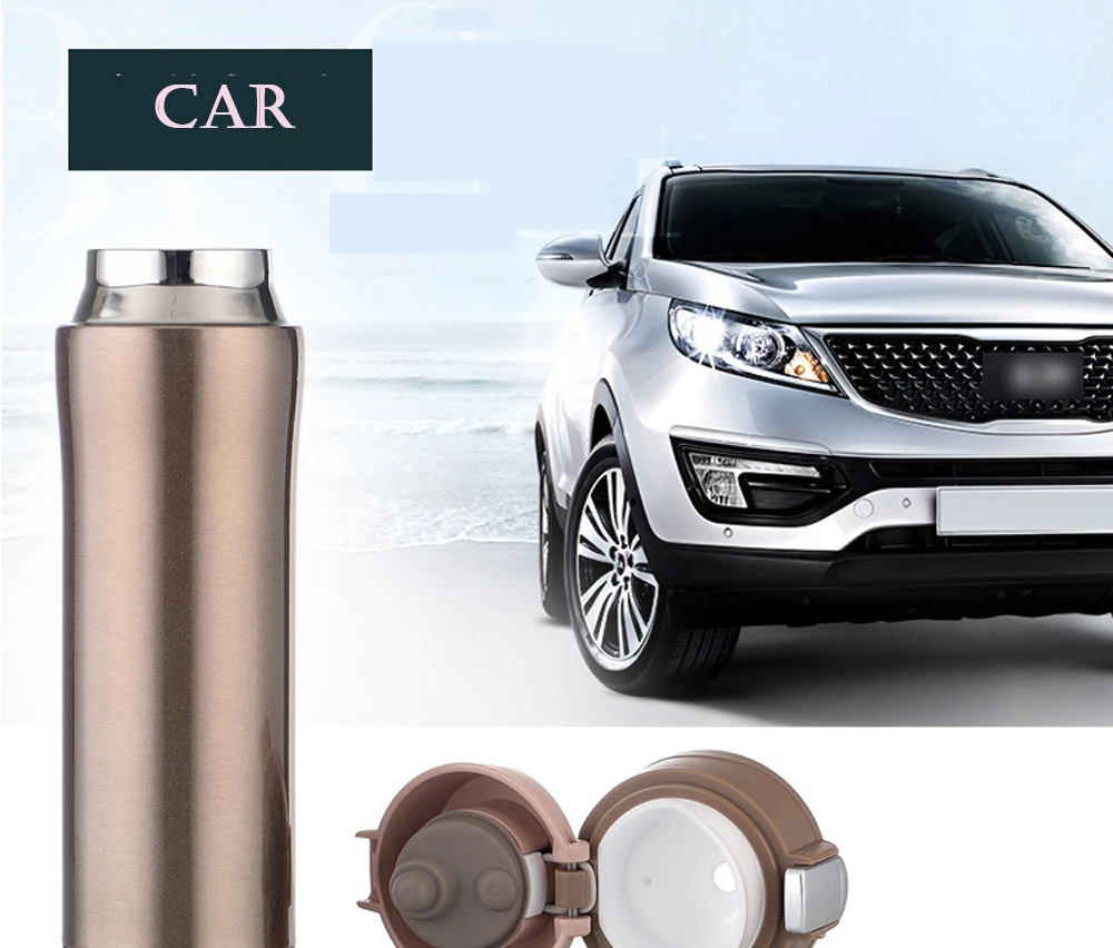 Термос из нержавеющей стали 500 мл Изолированная бутылка для воды вакуумные