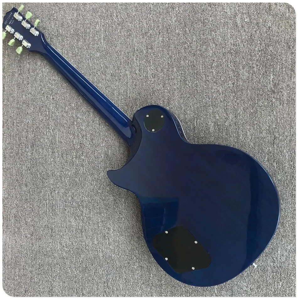 Новое поступление Gisten синий цвет электрогитара эбони с fret СИБ связывания TonePros