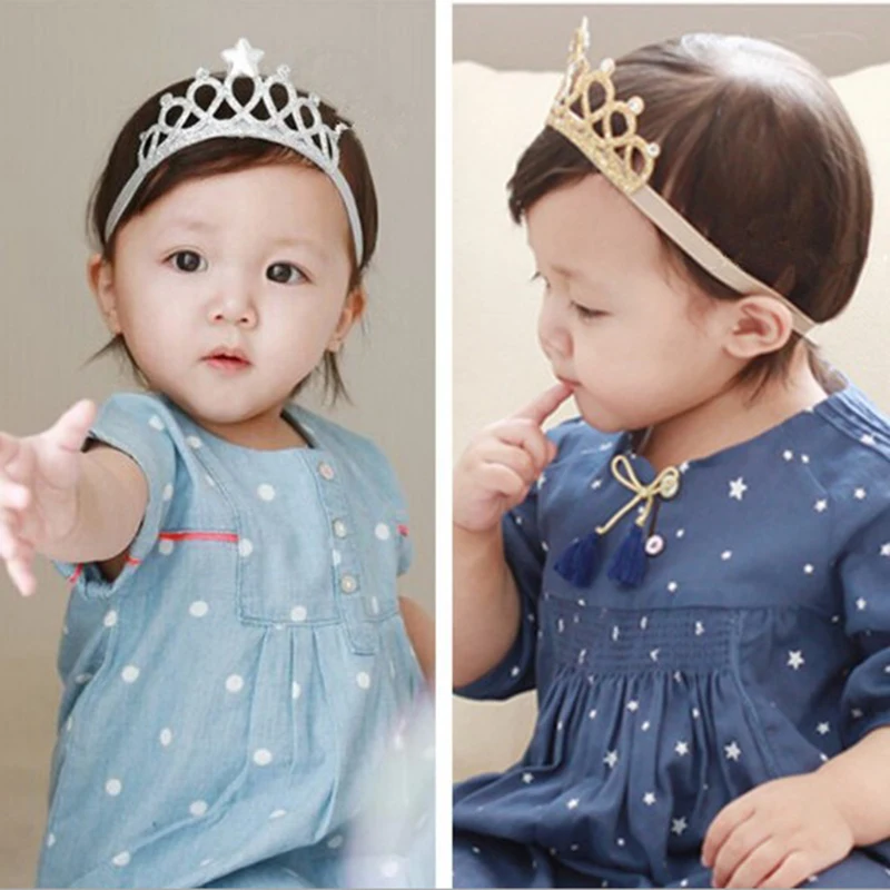 Fashion Crown Baby Headband cute kawaii baby girl headband fasce capelli neonata hair accessories for kids | Детская одежда и