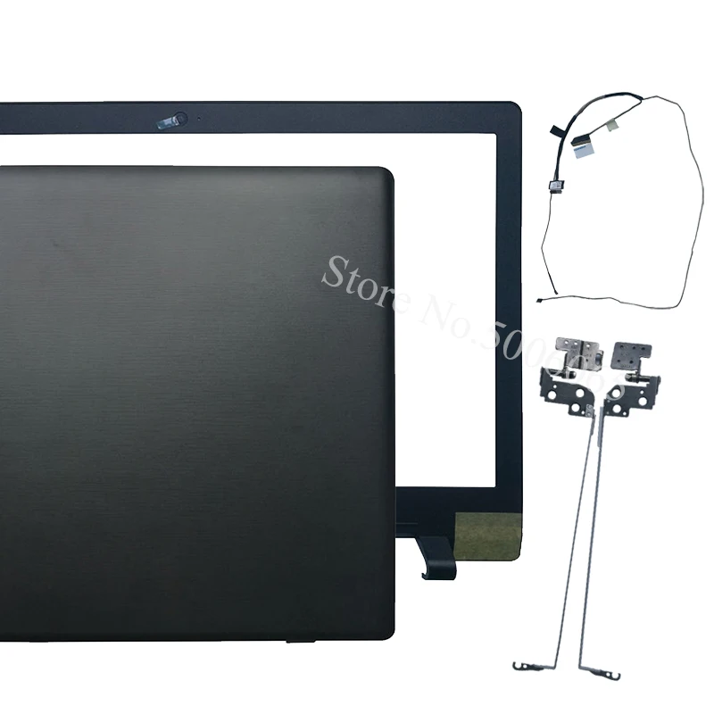 Для LENOVO IdeaPad 110-15 110-15IBR ЖК-задняя крышка/ЖК-рамка крышка/ЖК-Петли L& R/ЖК-монитор LVDS экран дисплея видео кабель