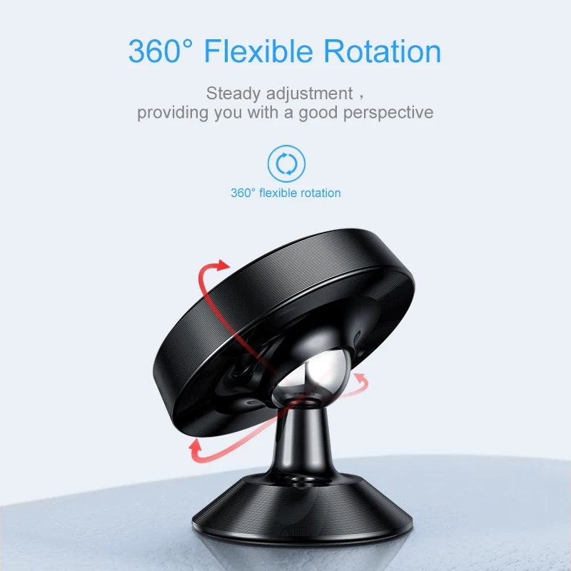 Elough Автомобильный держатель для телефона Магнитная подставка мобильного iPhone Xs