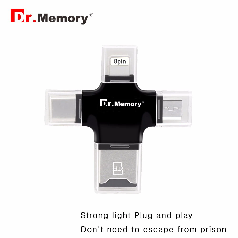 Dr. Устройство для чтения карт памяти USB 2 0/Micro USB/Lightning/Type C|Картридеры| |