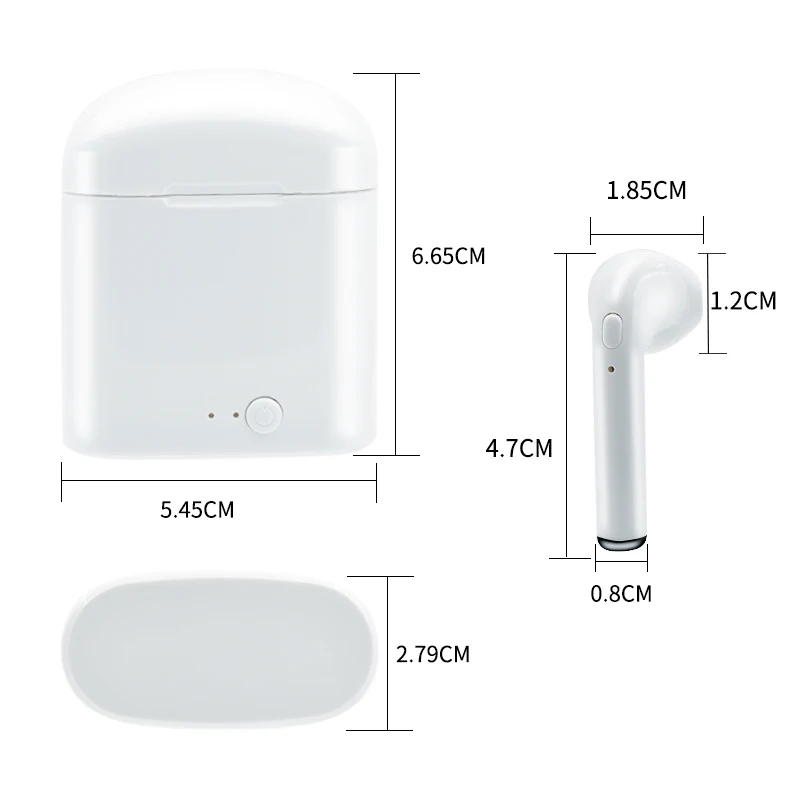 I7S TWS мини беспроводные Bluetooth наушники вкладыши стерео аэрод музыкальная