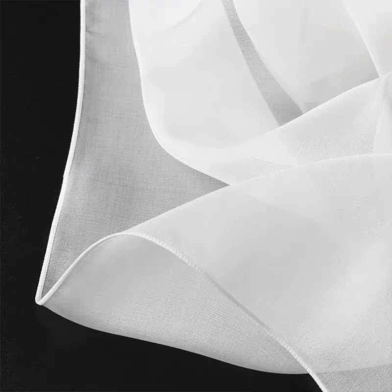 100% натуральный шелка мусульманский длинный шарф хиджаб каппа пляжный