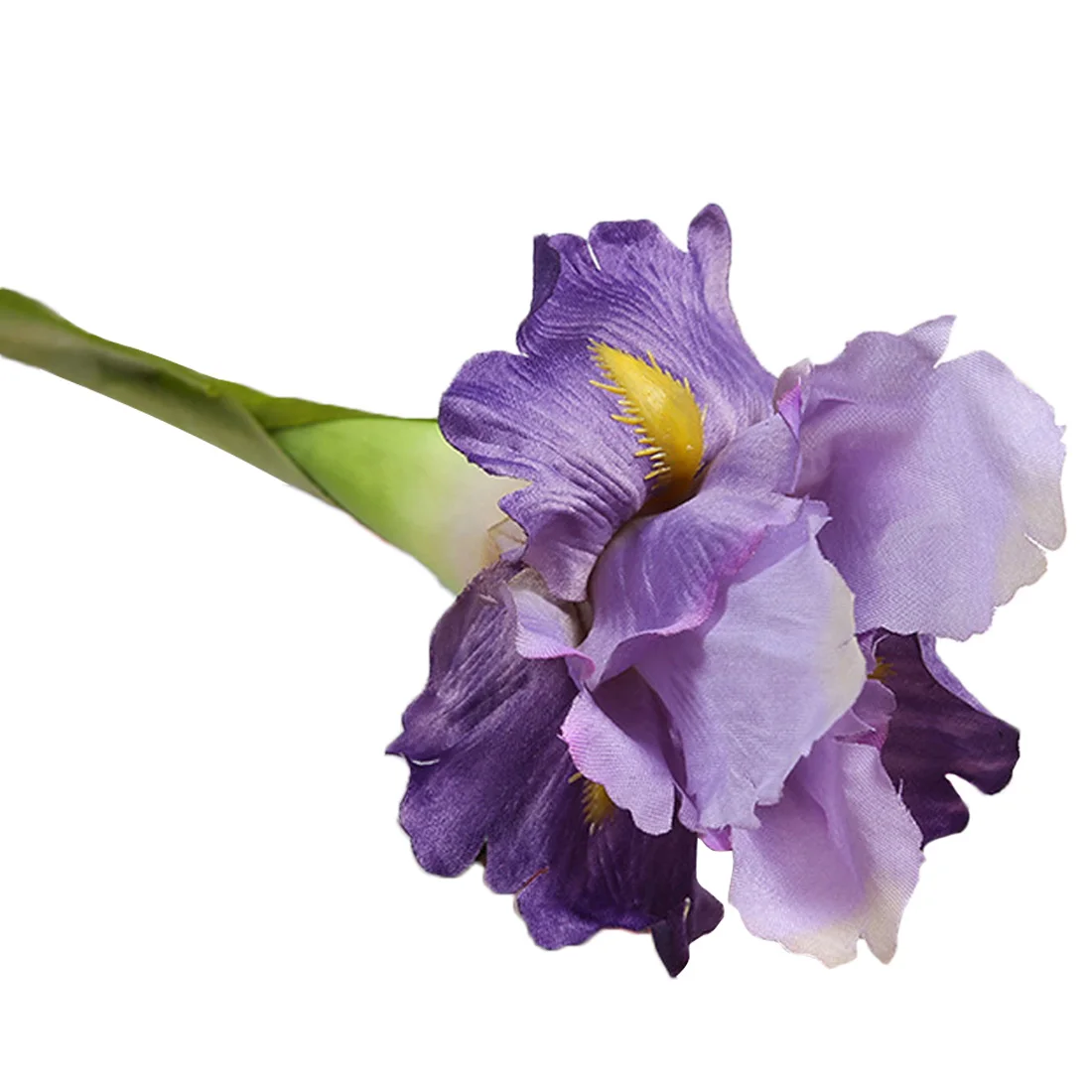 Light Purple Сделай Сам, венок, мини-цветок на голову, ирландский Цветок ириса, ветка, искусственный цветок на весну, свадьбу, украшение для дома, 60 см - Цвет: Light Purple