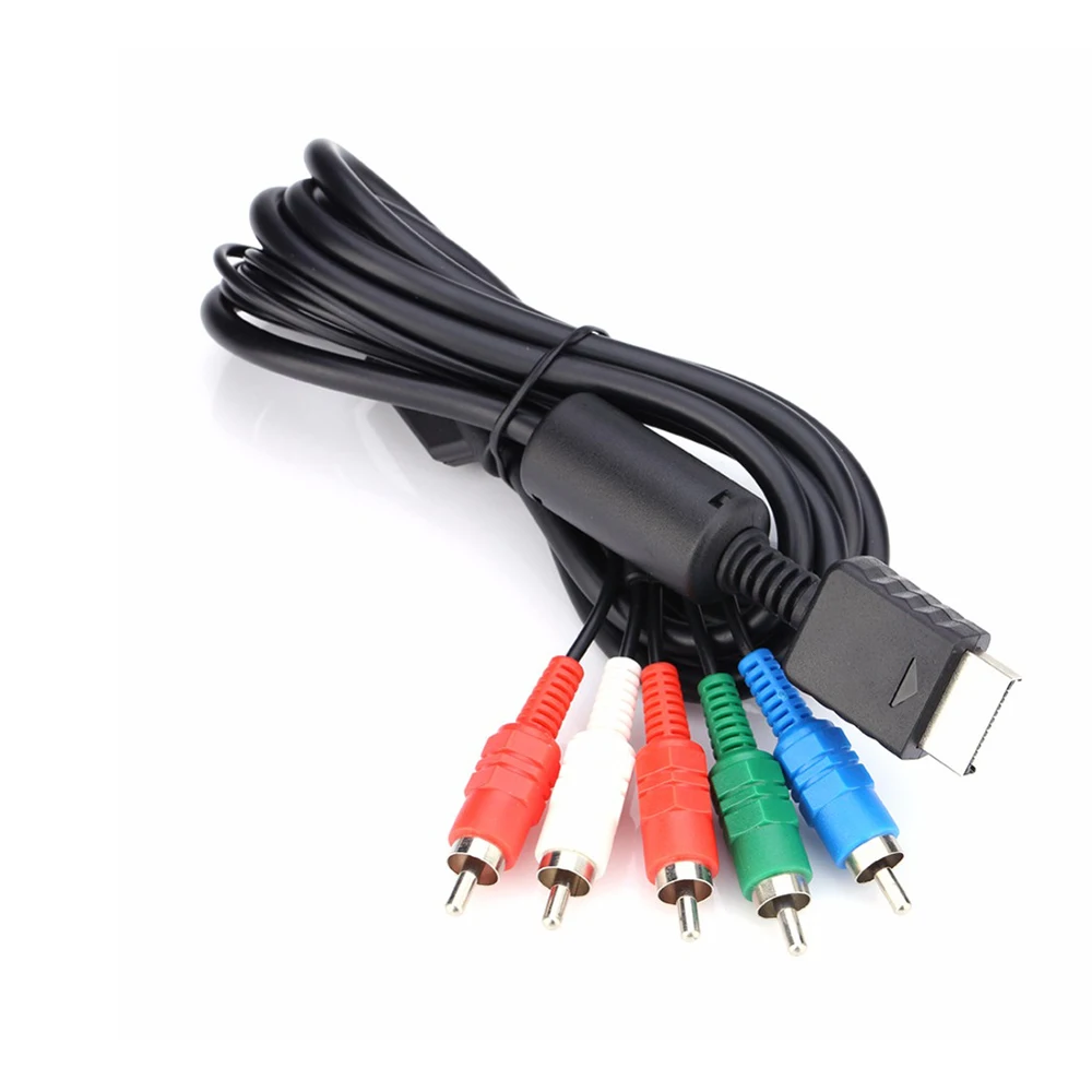 Для PS2 до 5RCA Компонент HD AV кабель TV RCA Аудио Видео Кабель VGA для оригинальной