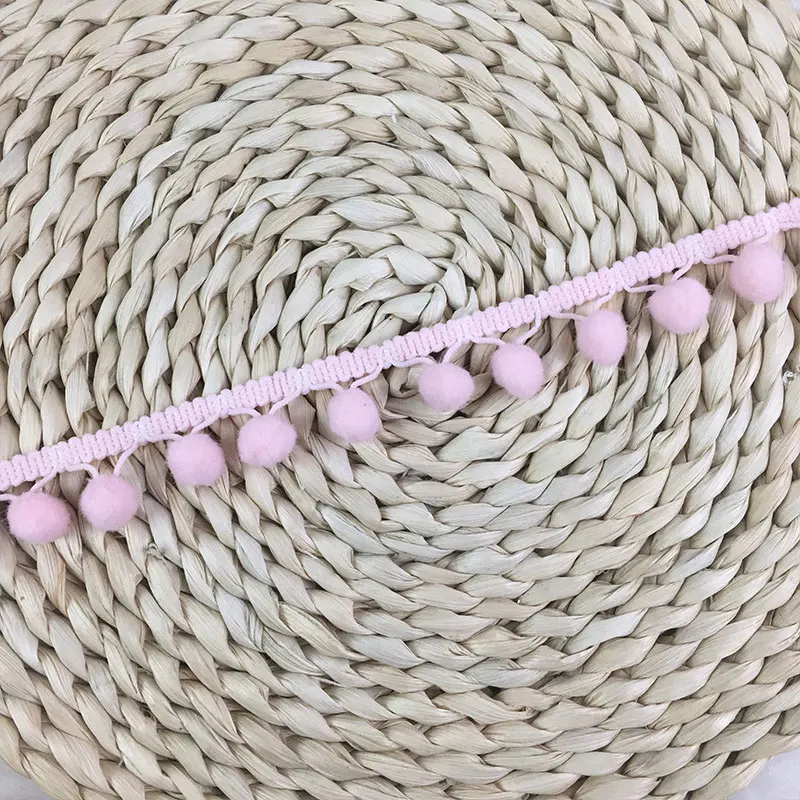 Высокое качество отделка помпоном кружевная ткань шитье кисточка шарик для