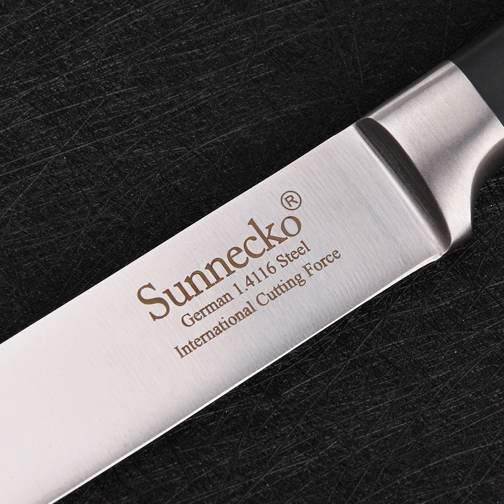 SUNNECKO 2 шт набор кухонных ножей 8 ''нож для нарезки 7'' вилка немецкая 1 4116 сталь