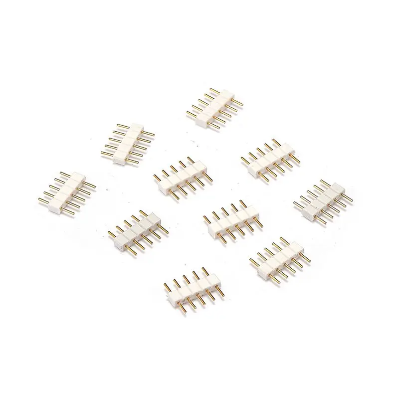 5000 шт. 5 Pin 4 штекерные разъемы Адаптер Бесплатная Пайка для SMD 5050 RGB RGBW RGBWW