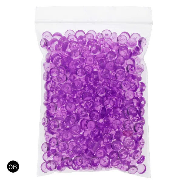 Purple 7 мм плоские бусины клейкие Аксессуары шарики Рыбная чаша шарик для слизи Fller рыба украшение для аквариума Дети DIY Искусство ремесло поставки - Цвет: Purple