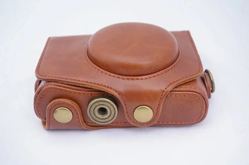 Чехол сумка из ПУ для камеры Canon PowerShot SX720 SX730 SX740 HS с плечевым ремнем|camera cases bags