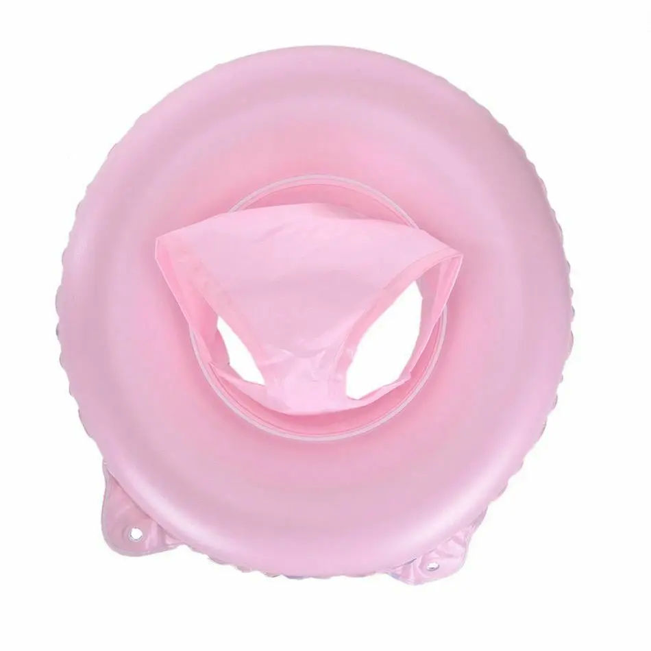 Infant Baby Inflatable Swim Circle Double Handle Safety Baby Seat Float Swiming Pool Ring Inflatable Water Toys Swimming