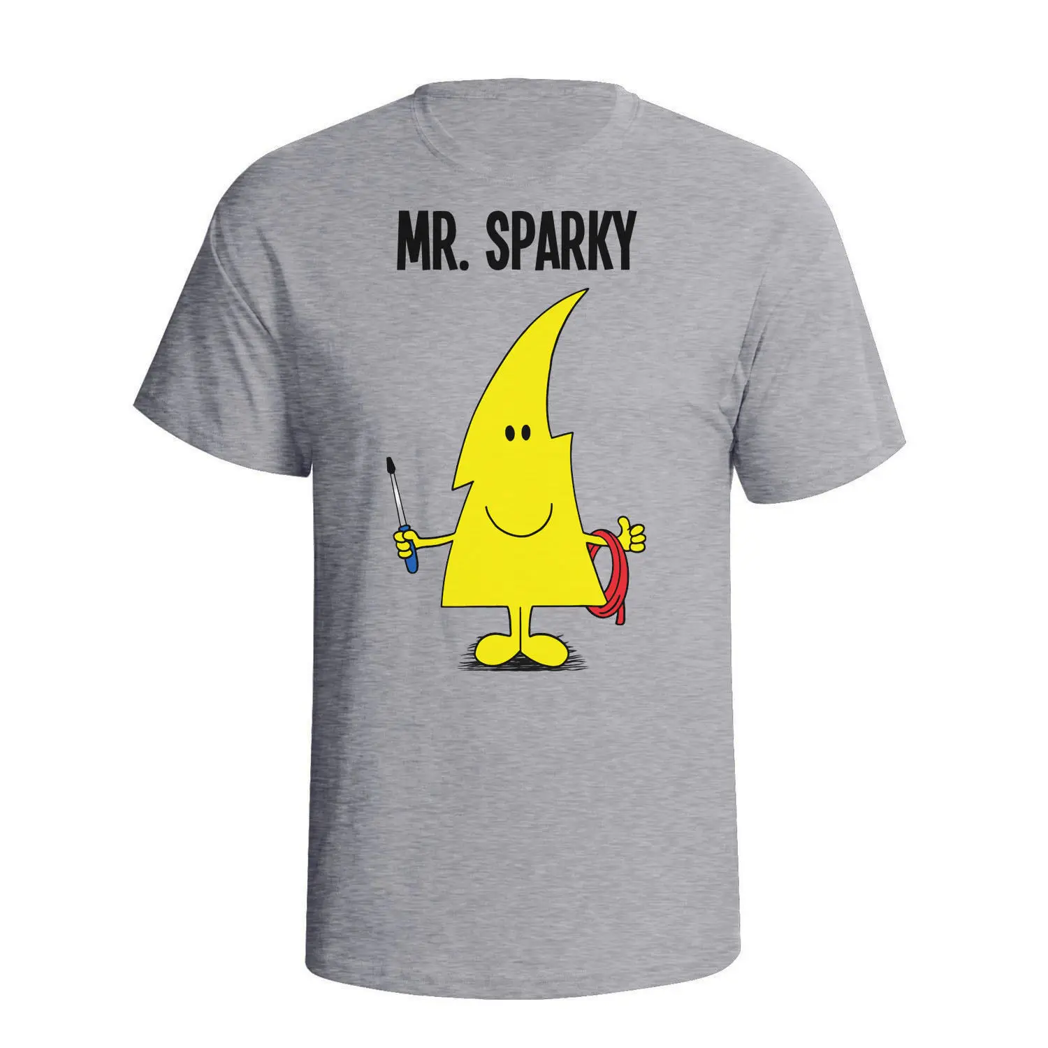 Mr Sparky/Мужская Подарочная футболка на день рождения электрика недорогие футболки