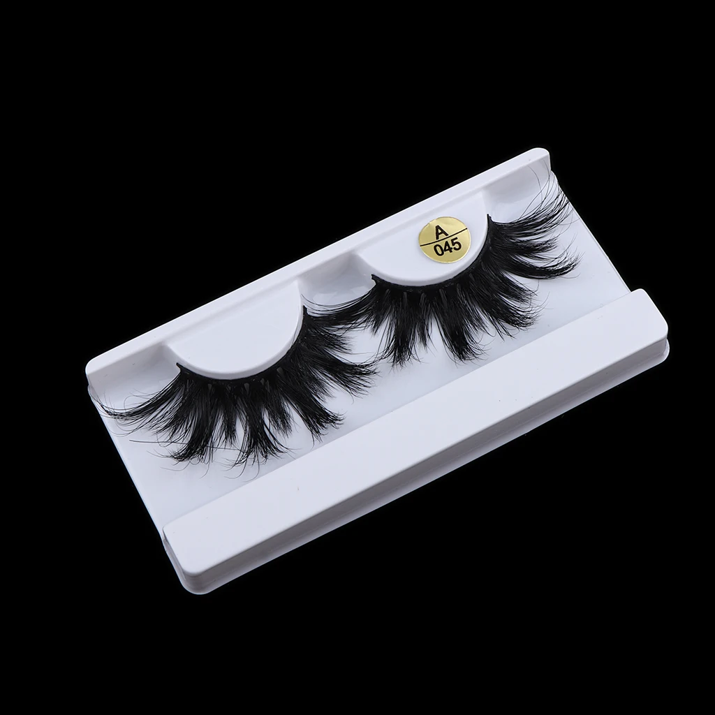 1 пара черных длинных вьющихся ресниц многоразовые натуральные нечистоплотные