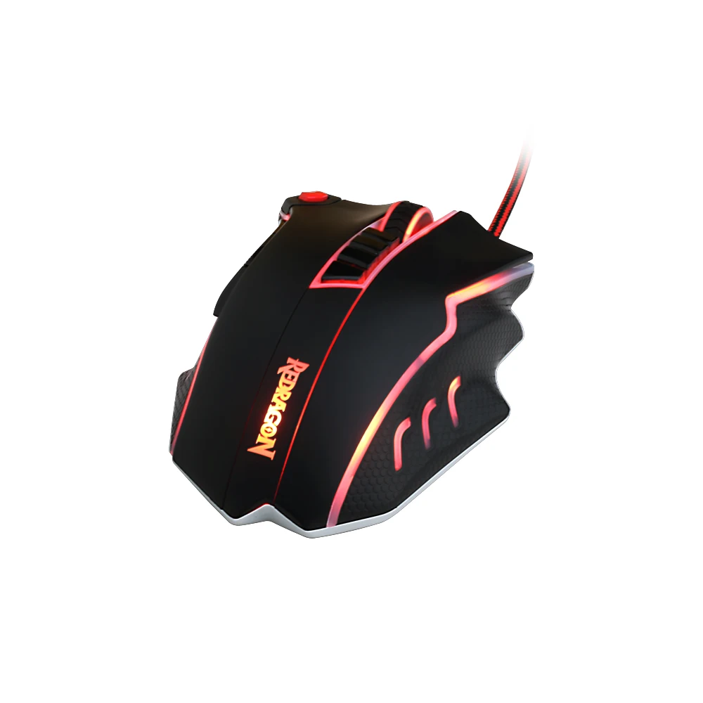 Игровая лазерная мышь Redragon M802 TITANOBO с программируемыми кнопками 24000 DPI