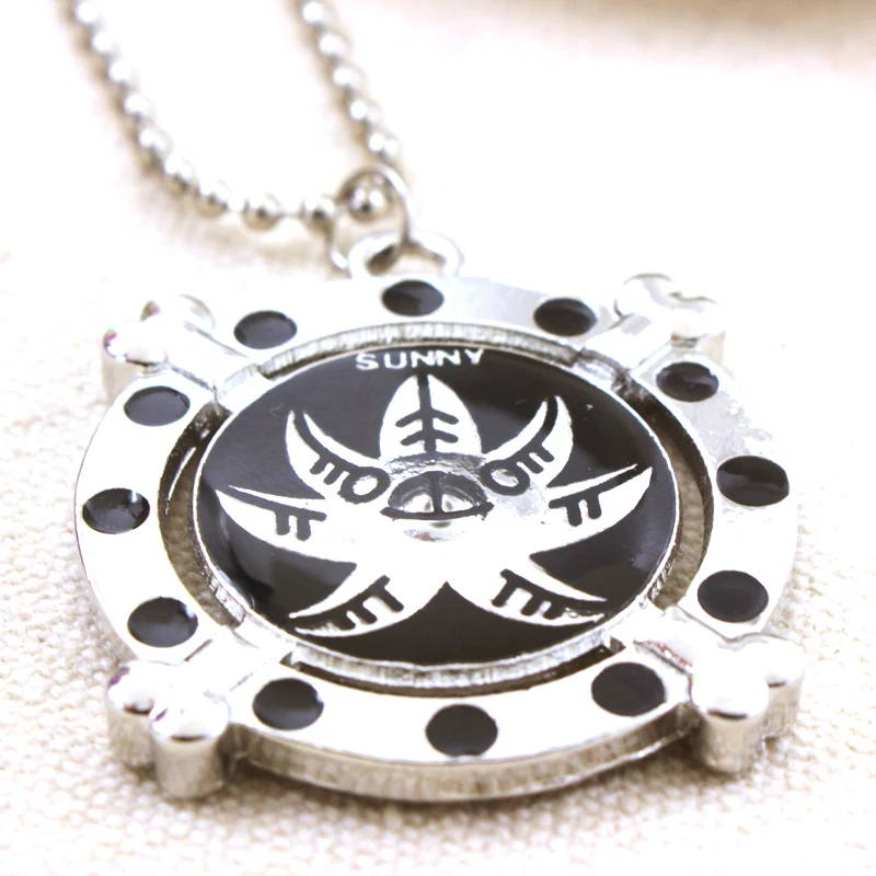 New Anime One Piece Necklace Pendant Thousand Sunny Flag Ship High Quality Alloy Jewelry Silver Plated Free Shipping | Украшения и