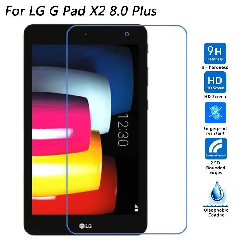 9H Tempered Glass Screen Protector For LG G PAD 4 8.0 FHD V533/X2 PLUS pad X 8.3 VK815 Tablet Protective Film | Мобильные телефоны